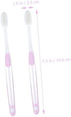 Mobestech Maternal Women Toothbrush 2pcs Set Soft Bristles Toothbrush for Pregnant Women Sensitive Gums Oral Care Tool for Pregnancy and Postpartum Use Random Style