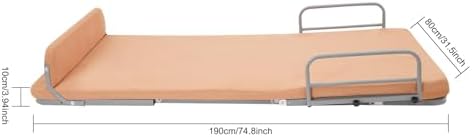 Adjustable Electric Lifting Backrest, Detachable Long Electric Lifting Bed Power Bed Backrest with Mattress Back Support with Wired Controller 2° -70° Capacity 135 Kg/297.62 Lbs