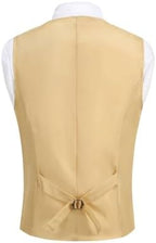 Adult Sequin Suit Tuxedo Vest Men with Bows Ties Formal Daily Disco Party