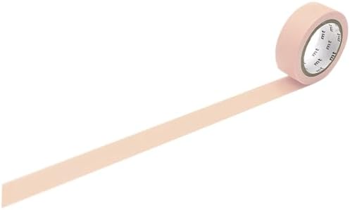 MT Washi Masking Tape - Kamoi Paper Adhesive Tape - 15mm * 7m - Warm Pastel Scarlet, Carrot, Marigold - Set of 3
