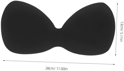 FRCOLOR 4pcs Removable Sponge Pads for Sports Bras Breathable Inserts with Skin Friendly and Reusable