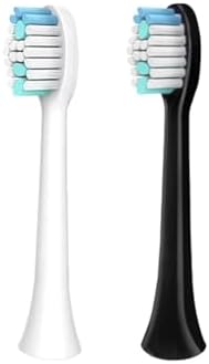 Compatible for Sarmocare S100 S200 S600 S700 S710 S800 S820 S900 S910 Toothbrush Heads Ultrasonic Sonic Heads，2-16pcs(2white)