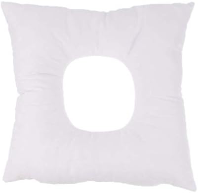 Foam Spa Salon Massage Bed Face Down Cradle Cushion Pillow Washable & Reusable - White