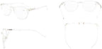 CessBlu Oval Round Reading Glasses 5 Pairs for Women Reading Includes Reader Sunglasses