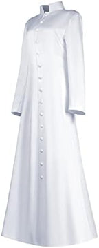 Medieval Priest Costume Long Clergy Robes Clergy Costume Pastor Minister Coat for Halloween Cosplay