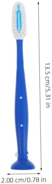 Didiseaon 10pcs Institutional Soft Bristle Toothbrush with Short Handle and Suction Cup Self Harm Prevention Design for Prisons Detention Centers and Mental Health Facilities Durable Teeth