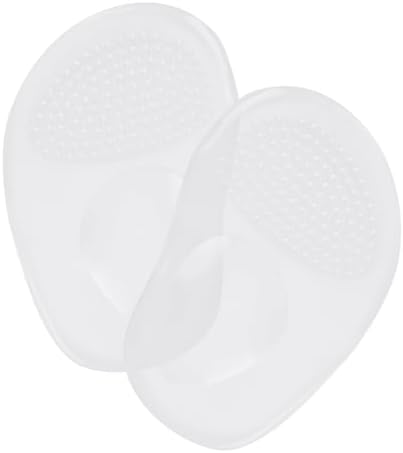 1 Pair Ball of Foot Silicone Cushions Arch Support Half Insoles Anti-Slip Forefoot Pad High Heels Feet Care Inserts 6.8 * 10cm Thickness 0.8cm