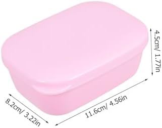 Cabilock Portable Soap Holder Leakproof Lid Double Layer Travel Soap Container for Outdoors for Showers Camping and Gym Activities