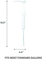 Ginger Lily Farms Premium Gallon Pump, Dispenses One Ounce Per Pump, Fits Most Standard Gallon Bottles and Containers