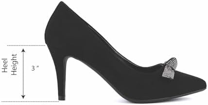 Jones New York Women’s Stiletto Heel Pumps – Pointed Toe High Heel Dress Shoes for Office, Wedding, and Evening Wear