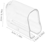 20Pcs Transparent Toothbrush Covers Travel Toothbrush Caps for Manual and Electric Toothbrushes Essential Toothbrush Supplies