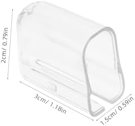 20Pcs Transparent Toothbrush Covers Travel Toothbrush Caps for Manual and Electric Toothbrushes Essential Toothbrush Supplies