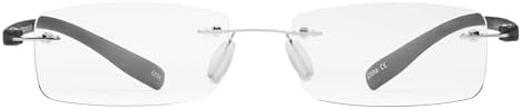 SAV Eyewear Unisex Flex 2 Reading Glasses, 5026 Gray +3.00 Power