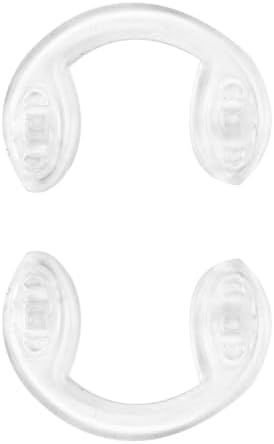 20 Pairs U-Shape Silicone Nose Pads Anti-Slip Eyeglass Nose Pads Soft Comfort Fit Glasses Repair Accessories