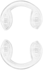 20 Pairs U-Shape Silicone Nose Pads Anti-Slip Eyeglass Nose Pads Soft Comfort Fit Glasses Repair Accessories