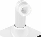 Dentistry Vacuum Cleaner, 60W Powerful Electric Dental Vacuum Cleaner Dust Collector Extractor Polishing Dust Suction Machine, Portable Dust Suction Machine for Polishing US Stock (White)