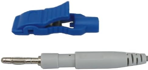10pcs EKG ECG Alligator Electrode Clip,Universal Connection for 4.0 Banana Cable