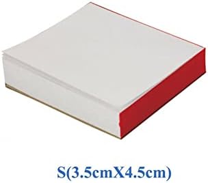 SNAWOP Dental Mixing Pads 300 Sheets Poly Coated Disposable Mix Paper Small/Medium/Large (S(3.5 * 4.5cm))