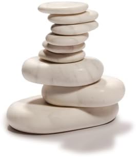Master Massage Deluxe Standard Marble Cold Stone Set – 9 Pieces per Pack for Professional Massage Therapy