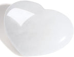 MAIBAOTA 45 mm Clear Quartz Crystal Stones Heart Love Crystal Valentines Gifts for Herfriend Wife Palm Stone Reiki Crystal Gemstone Worry Stones for Anxiety