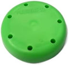 2/Pcs Dental Bur Block 7 Capacity for Burs Round Magnetic Autoclavable Dental Lab Bur Block Holder (Neon Green)