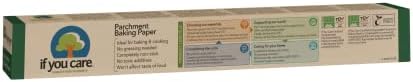 If You Care Parchment Baking Paper, Roll, 70 Sq Ft, Unbleached | Chlorine Free | Greaseproof | Silicone Coated | Pack of 2