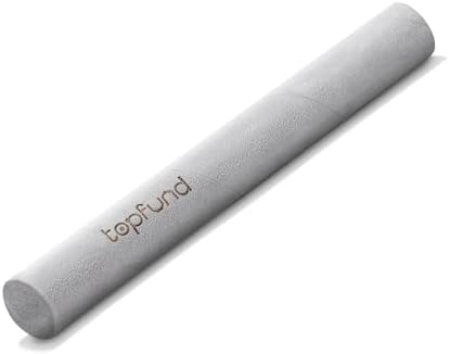 TOPFUND Pro Crystal Singing Bowl Suede Mallet 10 inch (Solid Beech Core & Hand-Fitted Cowhide)