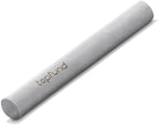TOPFUND Pro Crystal Singing Bowl Suede Mallet 10 inch (Solid Beech Core & Hand-Fitted Cowhide)