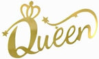 Birthday Queen Cake Toppers Mirror Acrylic Happy Birthday Cake Topper Side Cake Decorations Cake Inserts Supplies Toppers for Women Queen Birthday Cake Decoration Party Supplies (Queen-01)