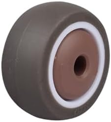 1 Inch 1.25 Inch 1.5 Inch 2 Inch 2.5 Inch 3 Inch Silent Wheels Single Wheel Soft Rubber Wheels Accessories 1Pcs(1.5-inch Single Wheel)
