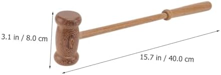 Body Massager Hammer Wooden Scalp Massager Tool Handheld Massage Stick for Muscle Relaxation