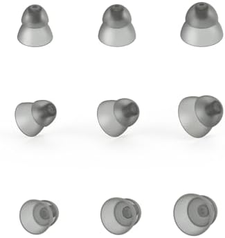 Resound Compatible Hearing Aid Domes Smoky Power Dome Ear Tips Replacement (Medium 20pcs Pack)