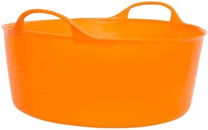 TubTrug SP15O Shallow Orange Flex Tub, 15 Liter