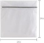 Lingerie bags for laundry(3Pcs,24 X 24inch),large mesh laundry bags,Delicates Bags for Washing Machine