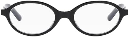 YAMEIZE Small Oval Blue Light Blocking - Glasses Women Men Retro Clear Anti Blue Light Eyeglasses for Computer Gaming