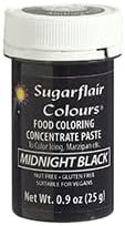 Sugarflair Food Coloring Concentrate Paste, 25 Grams Midnight Black