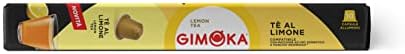 Gimoka Espresso Pods Lemon Tea 100 Aluminum Capsules Compatible with Nespresso