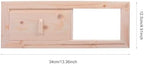 Cedar Sauna Ventilation Panel Wood Louver Air Vent Blinds Grille for Sauna Room Equipment High Temperature Resistant Easy Install