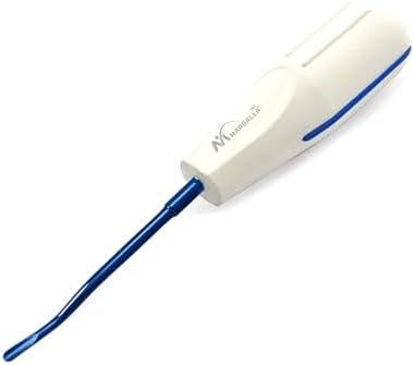 8 Pcs Dental Luxating Elevators Set of 8 Blue Tips Tooth Luxation Root Extraction Elevator White Plastic Handles
