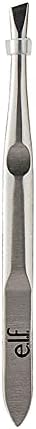 e.l.f. Slant Tweezer, Professional Quality Stainless Steel, Provides a Strong Grip, Removes Hairs Accurately, Shapes, Defines, Easy To Use, Ergonomically-Designed