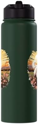 Samoyed Dog Breed Pet Cute Graphic Stainless Steel Insulated Water Bottle