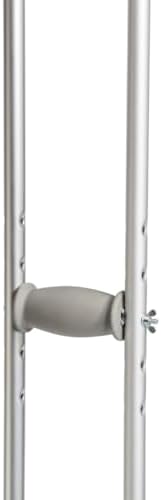 Hugo Mobility Adjustable Crutches for Walking, Tall Adult Walking Crutches, Comfortable Lightweight Crutches with Underarm Pad and Hand Grip
