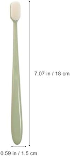 HEALLILY 4pcs Soft Bristle Toothbrushes for Adults, Ultra Soft Bristles, Manual Toothbrushes Suitable for Travel and Daily Oral Care