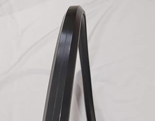 wheelchair rear wheel replacement Tire,24" x 1" Universal Flat Free Polyurethane Tire,Wheelchair Tire, Low Profile Urethane Foam, Pyramid Shape,Free Zip Ties (1Ea Black)