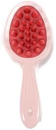S&W DECORE Double Sided Scalp Massager Hair Growth, Shampoo Brush Head Scalp Massager for Hair Growth Scalp Scrubber with Soft Silicone Bristles (Double Pink)