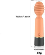 Mini 10 Modes Quiet Powerful Handheld Electric Back Massager Tool,Rechargeable Massage Tool Portable Handheld Massage LYB14736