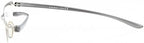 Eyekepper 3 Pairs Half-rim Reading Glasses for Men Metal Readers Silver Frame +1.75