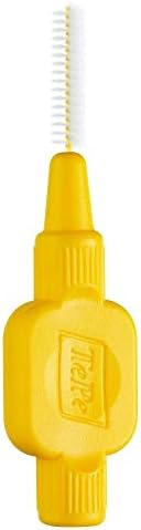 TePe Interdental Brushes Original | Size 5-0.8mm | 1 Pack of 20 Brushes (Yellow)