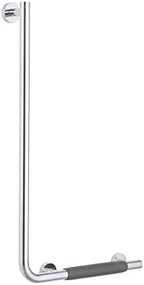 Tiger Boston Comfort & Safety 90º Grab Rail, Stainless Steel Polished, Left Version, 42,6x70x7 cm