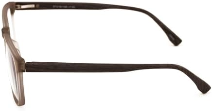 V.W.E. Large Men Wood Grain Printed Temple Progressive Bifocal Reading Glasses - No Line Clear on Top Bifocals Reader 148MM